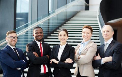 Successful colleagues