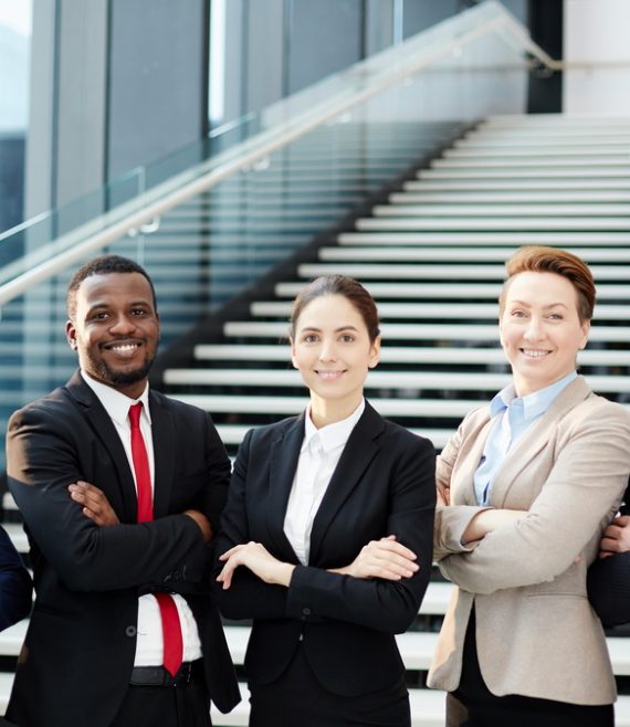 Successful colleagues